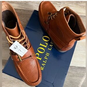 Polo Ralph Lauren Leather Boots (NWT)